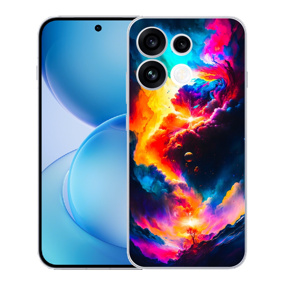 Gélový kryt mmCase na Oppo Reno 16 FS 5G - abstraktný motív