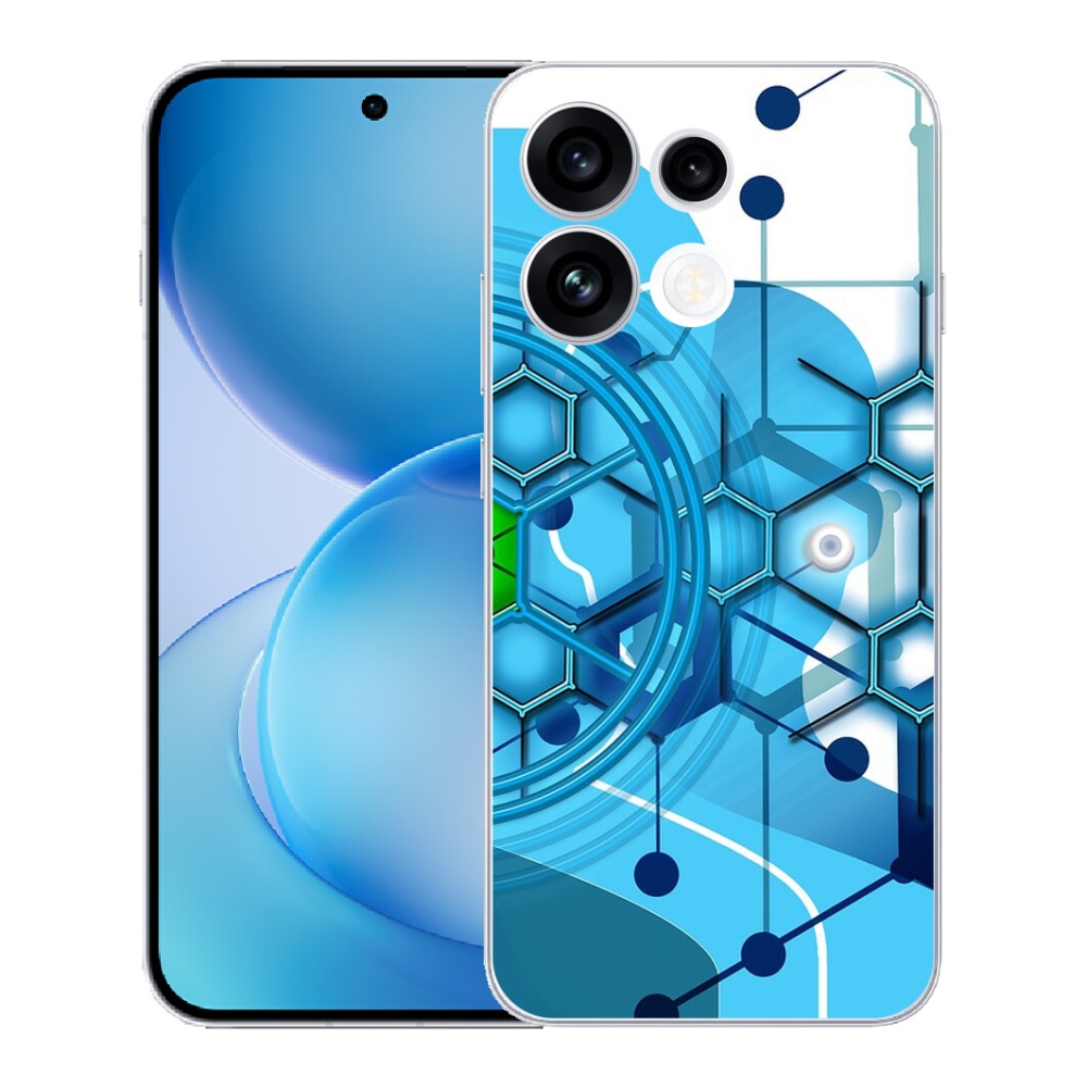 Gélový kryt mmCase na Oppo Reno 16 FS 5G - abstraktný vzor 2