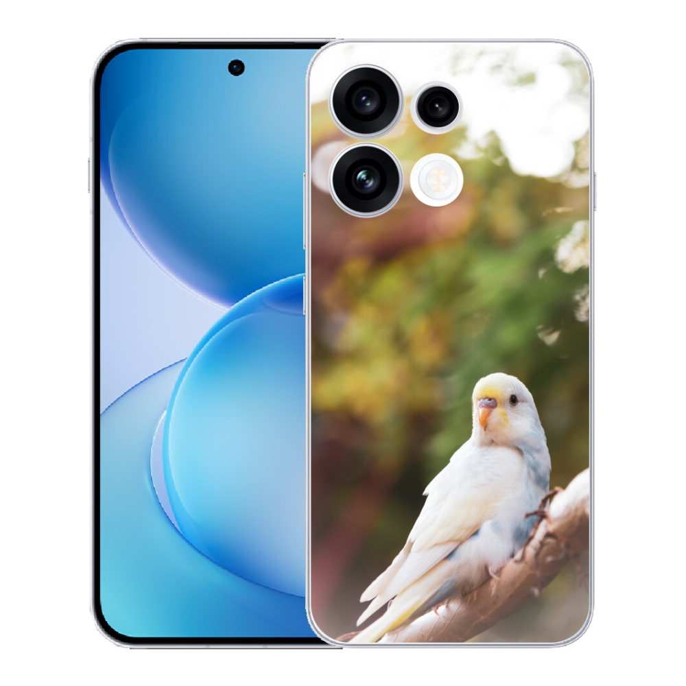 Gélový kryt mmCase na Oppo Reno 16 FS 5G - andulka biela