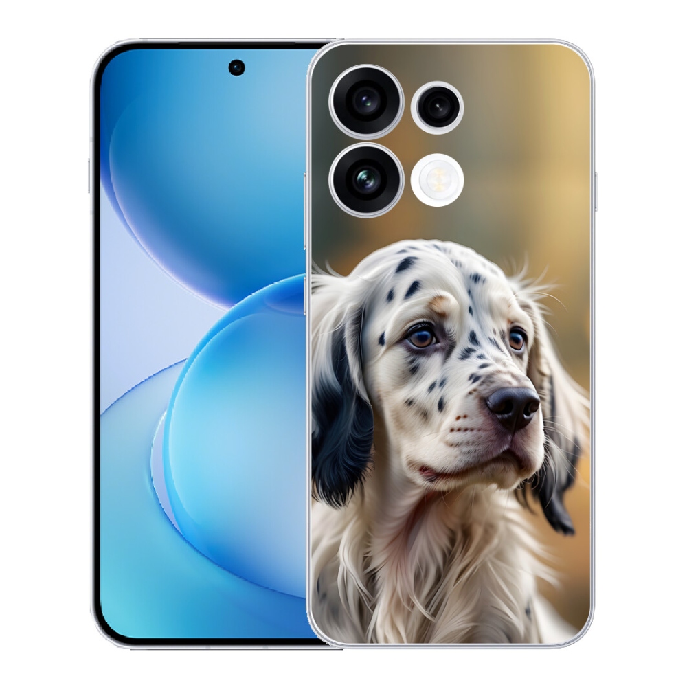 Gélový kryt mmCase na Oppo Reno 16 FS 5G - anglický seter