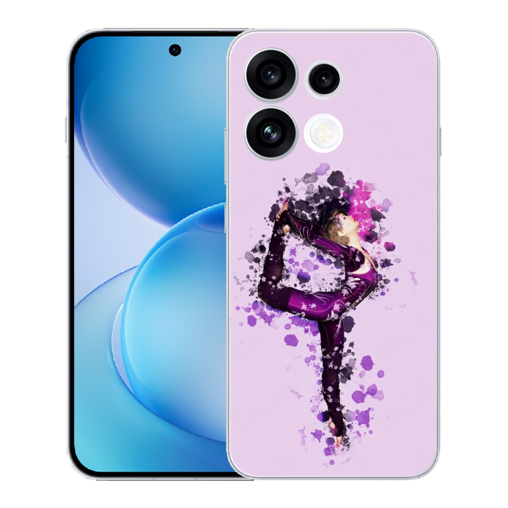 Gélový kryt mmCase na Oppo Reno 16 FS 5G - baletka