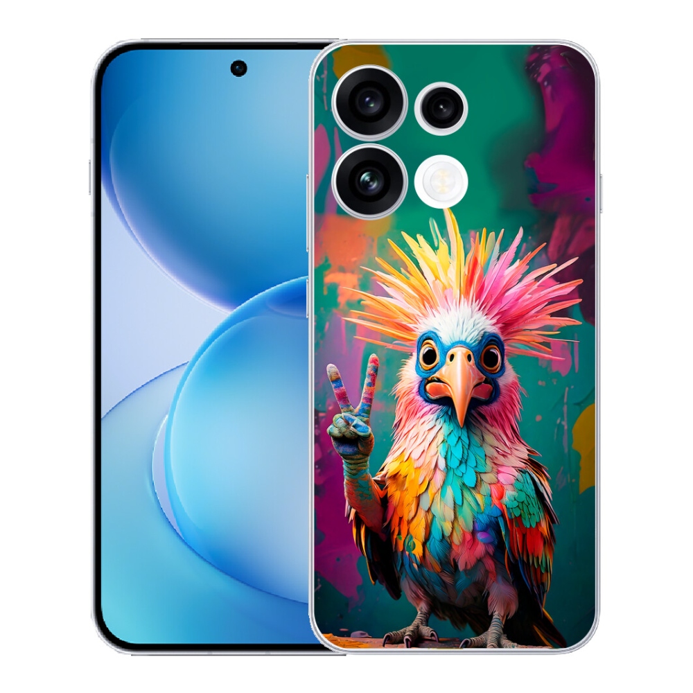 Gélový kryt mmCase na Oppo Reno 16 FS 5G - farebný rebel