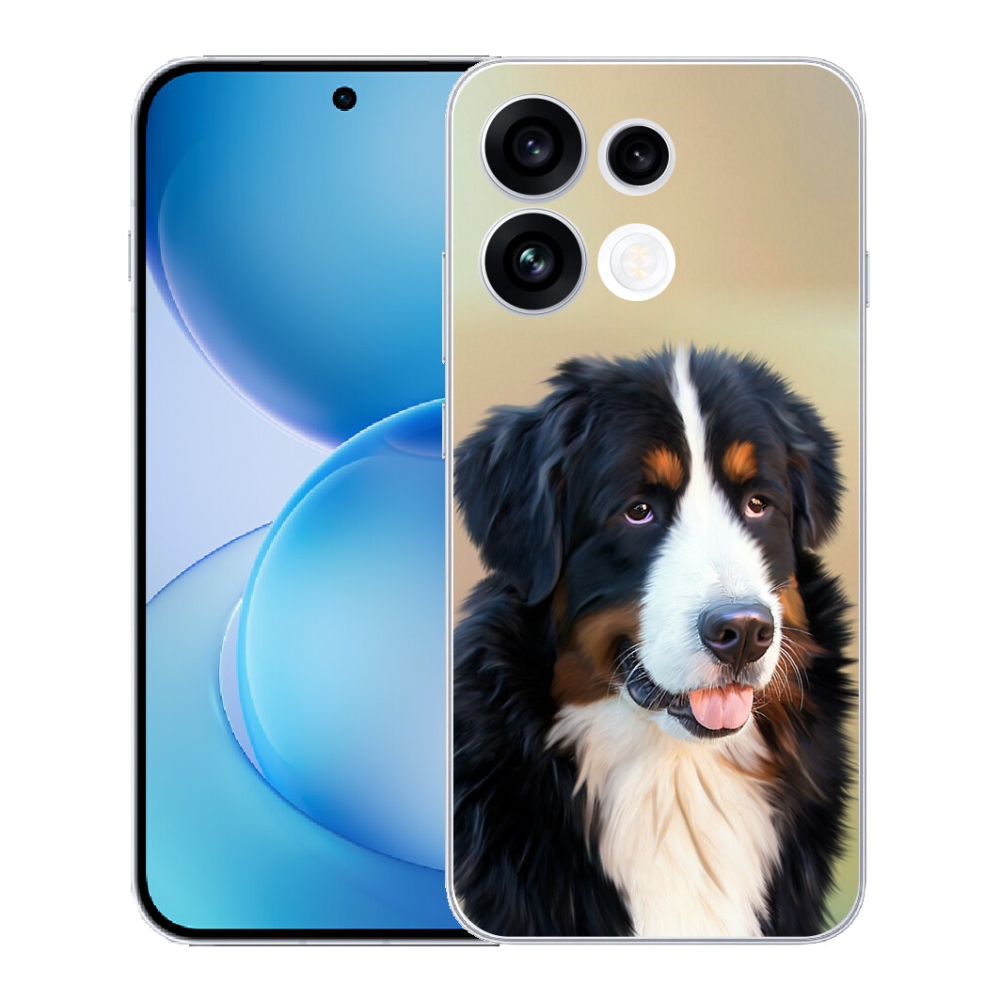 Gélový kryt mmCase na Oppo Reno 16 FS 5G - bernský salašnícky pes