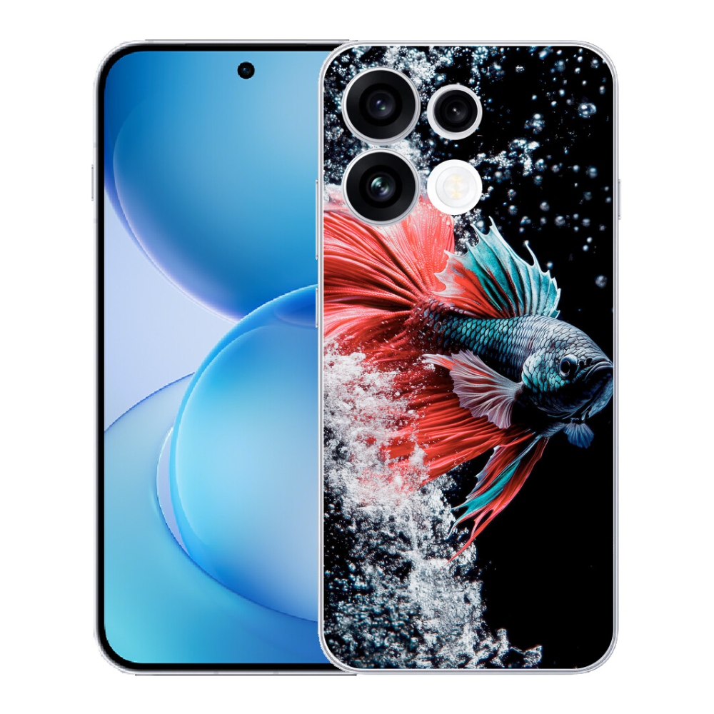 Gélový kryt mmCase na Oppo Reno 16 FS 5G - bojovníčka pestrá