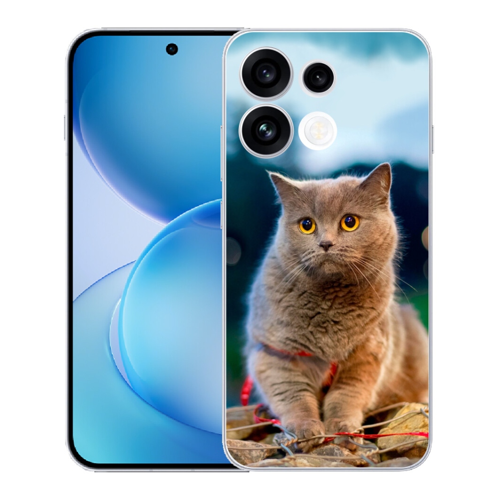 Gélový kryt mmCase na Oppo Reno 16 FS 5G - britská modrá 2