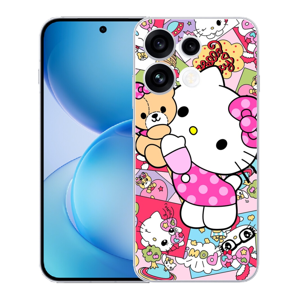 Gélový kryt mmCase na Oppo Reno 16 FS 5G - cute kitty