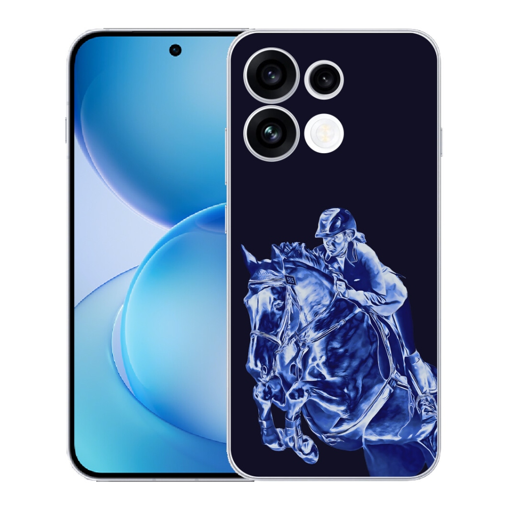 Gélový kryt mmCase na Oppo Reno 16 FS 5G - dostihový kôň