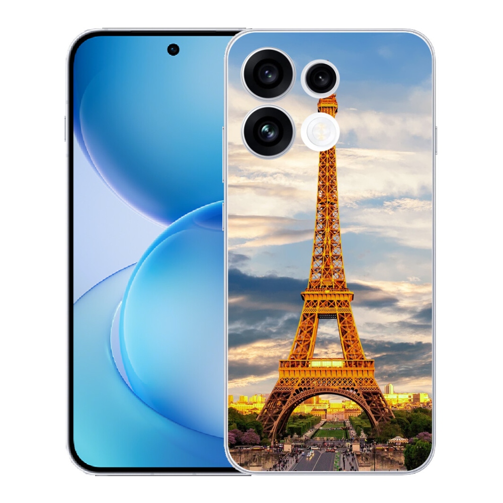 Gélový kryt mmCase na Oppo Reno 16 FS 5G - eiffelova veža 3