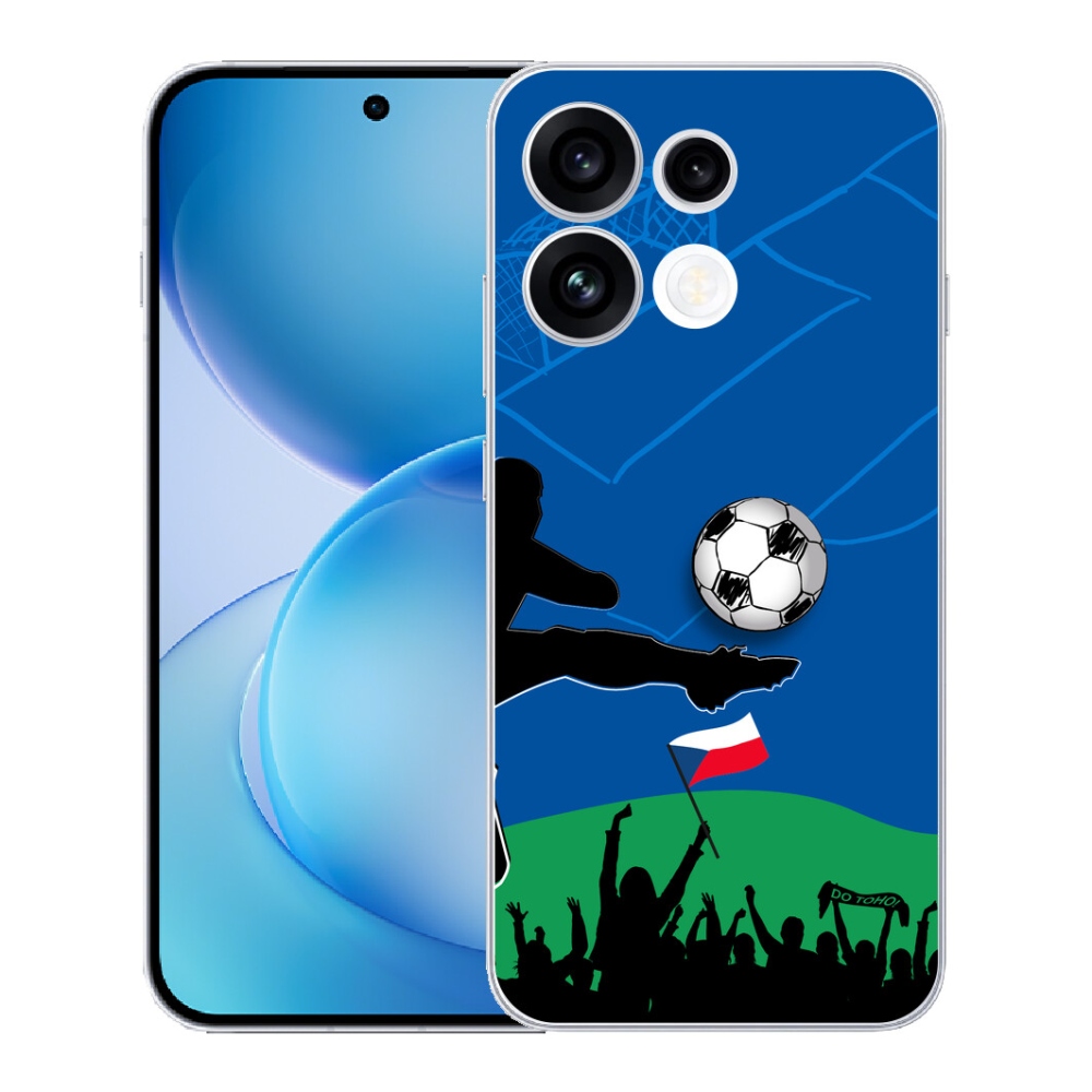 Gélový kryt mmCase na Oppo Reno 16 FS 5G - fanúšikovia futbalu