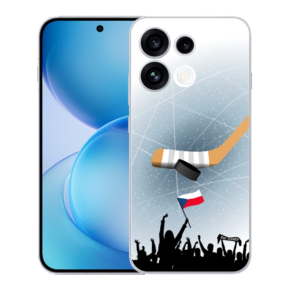 Gélový kryt mmCase na Oppo Reno 16 FS 5G - fanúšikovia hokeja