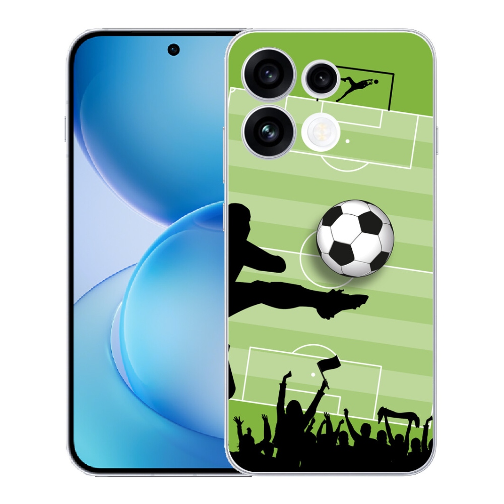 Gélový kryt mmCase na Oppo Reno 16 FS 5G - futbal 3