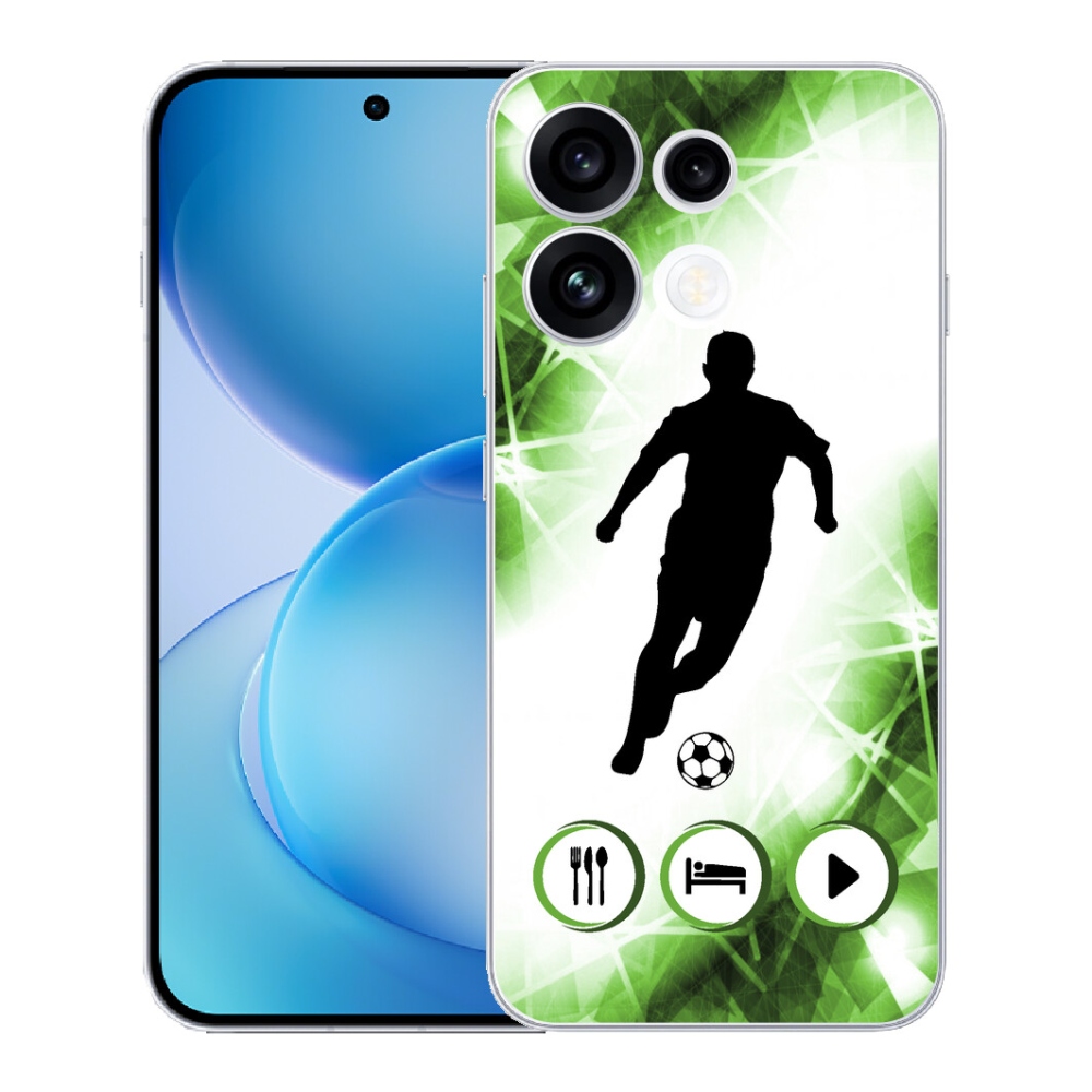Gélový kryt mmCase na Oppo Reno 16 FS 5G - futbalista