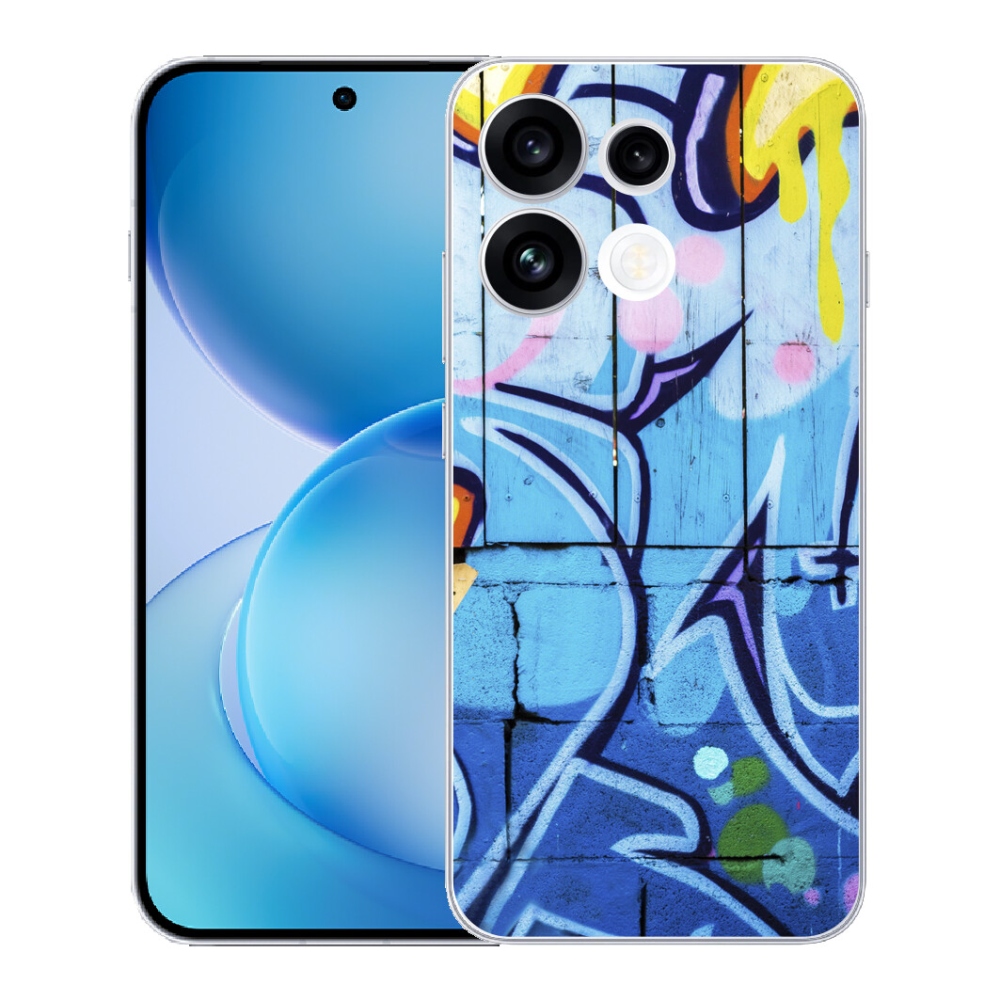 Gélový kryt mmCase na Oppo Reno 16 FS 5G - graffiti