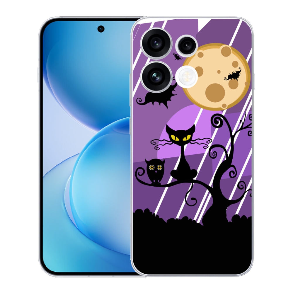 Gélový kryt mmCase na Oppo Reno 16 FS 5G - halloween