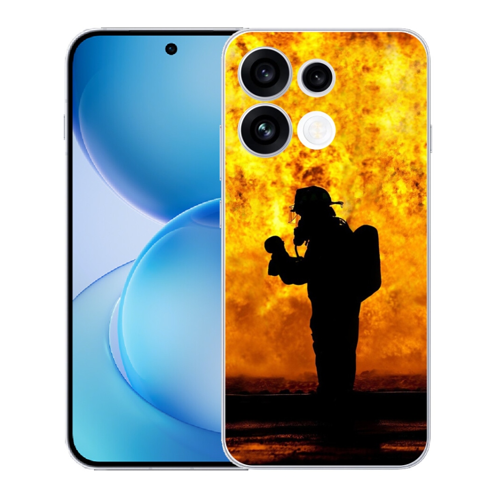 Gélový kryt mmCase na Oppo Reno 16 FS 5G - hasič