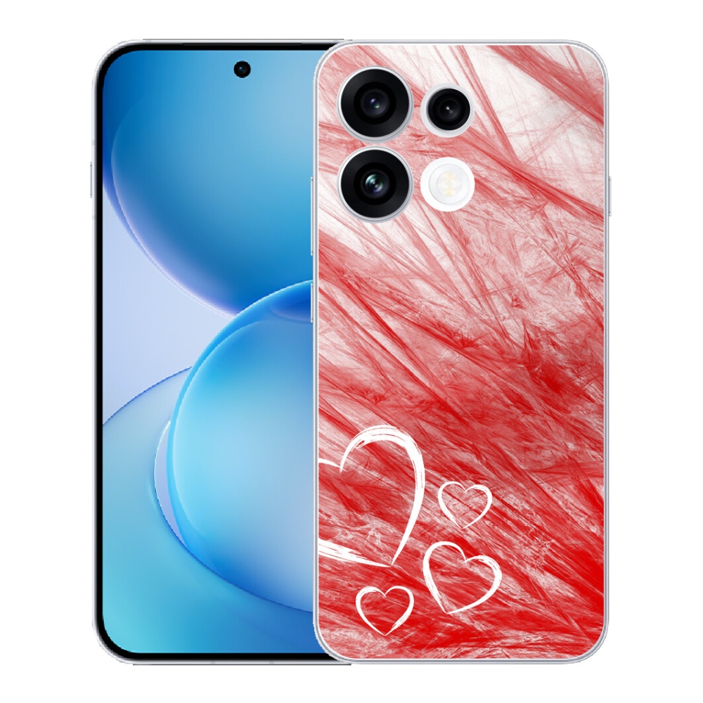 Gélový kryt mmCase na Oppo Reno 16 FS 5G - heart