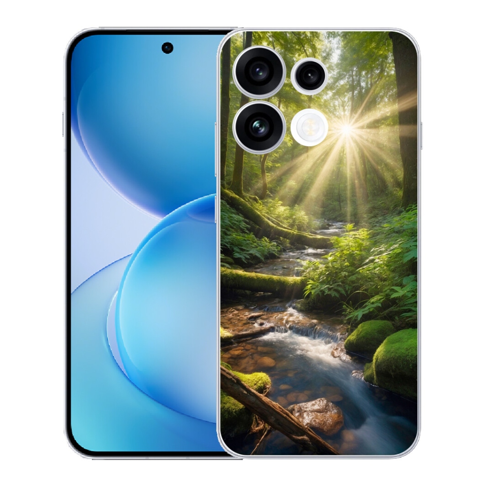 Gélový kryt mmCase na Oppo Reno 16 FS 5G - hlbina lesa