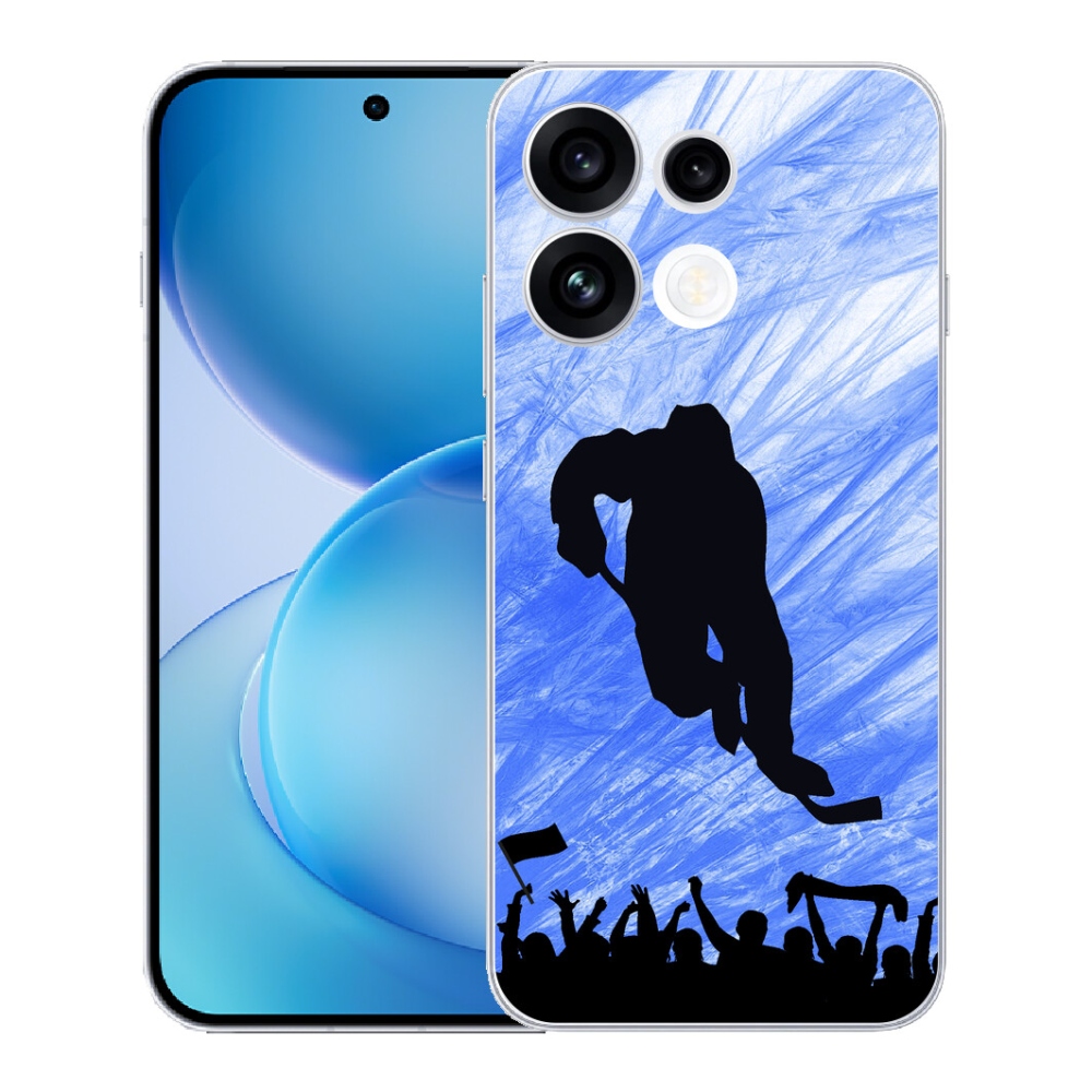 Gélový kryt mmCase na Oppo Reno 16 FS 5G - hokejový hráč