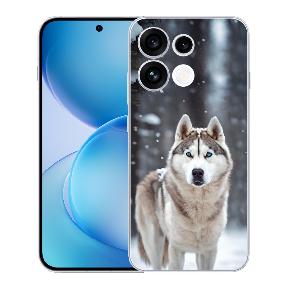 Gélový kryt mmCase na Oppo Reno 16 FS 5G - husky 2
