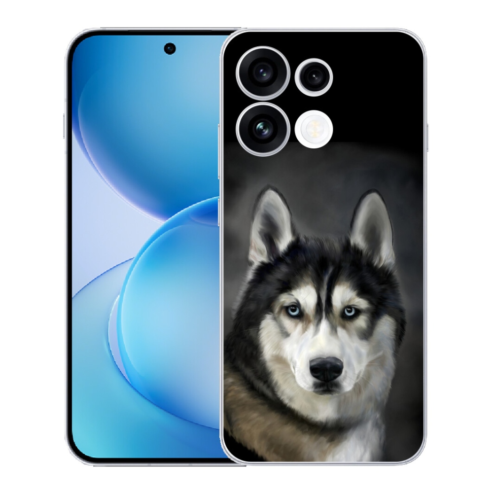 Gélový kryt mmCase na Oppo Reno 16 FS 5G - husky