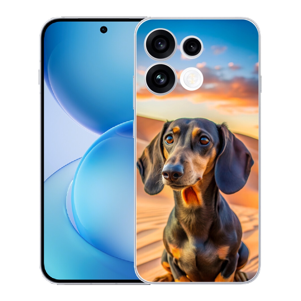 Gélový kryt mmCase na Oppo Reno 16 FS 5G - jazvečík 3