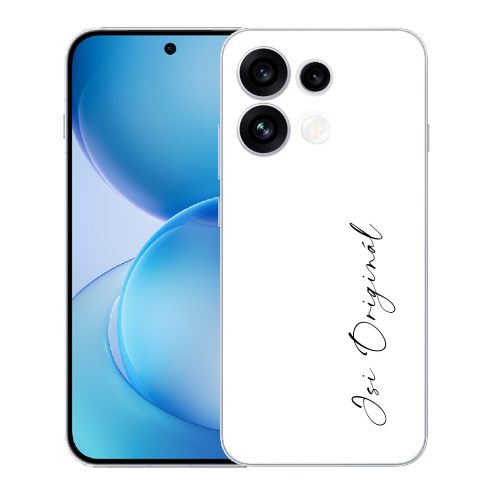 Gélový kryt mmCase na Oppo Reno 16 FS 5G - si originál biele pozadie