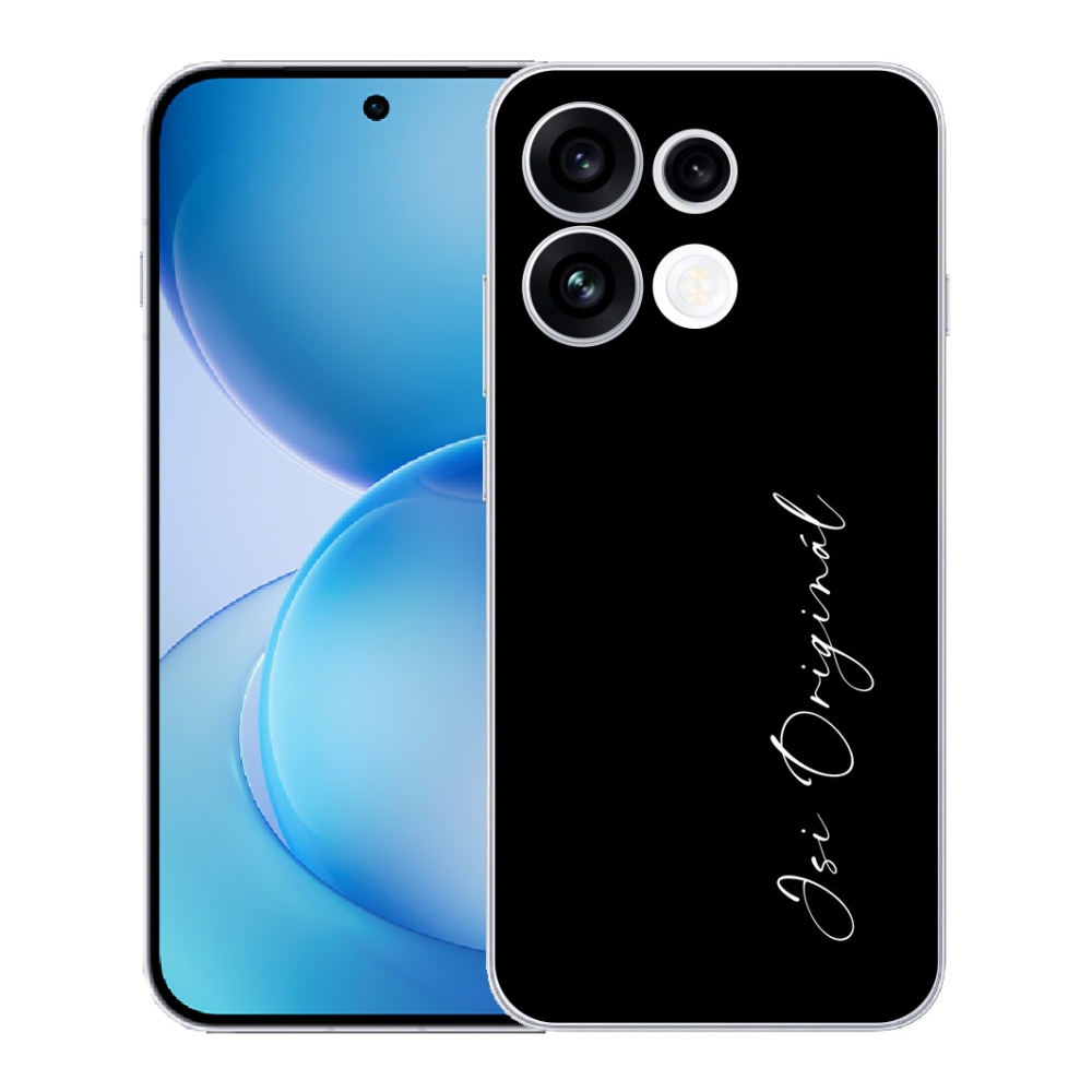 Gélový kryt mmCase na Oppo Reno 16 FS 5G - si originál čierne pozadie