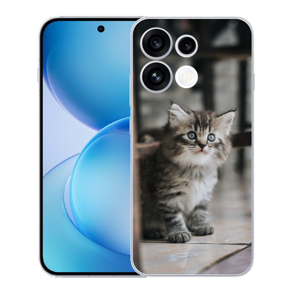 Gélový kryt mmCase na Oppo Reno 16 FS 5G - mačiatko
