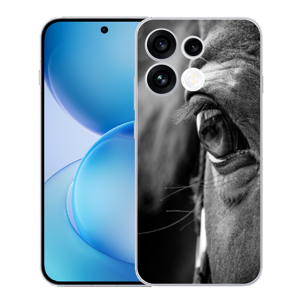 Gélový kryt mmCase na Oppo Reno 16 FS 5G - konský pohľad