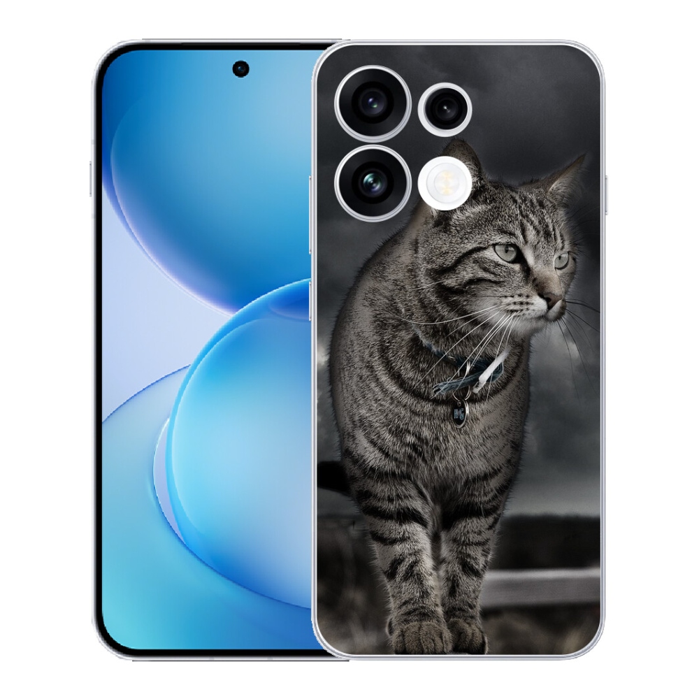 Gélový kryt mmCase na Oppo Reno 16 FS 5G - mačka