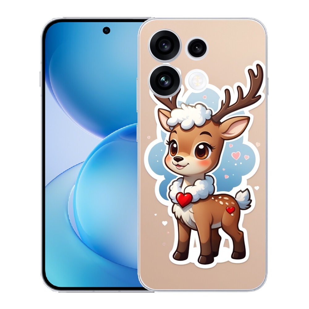 Gélový kryt mmCase na Oppo Reno 16 FS 5G - kreslený sob