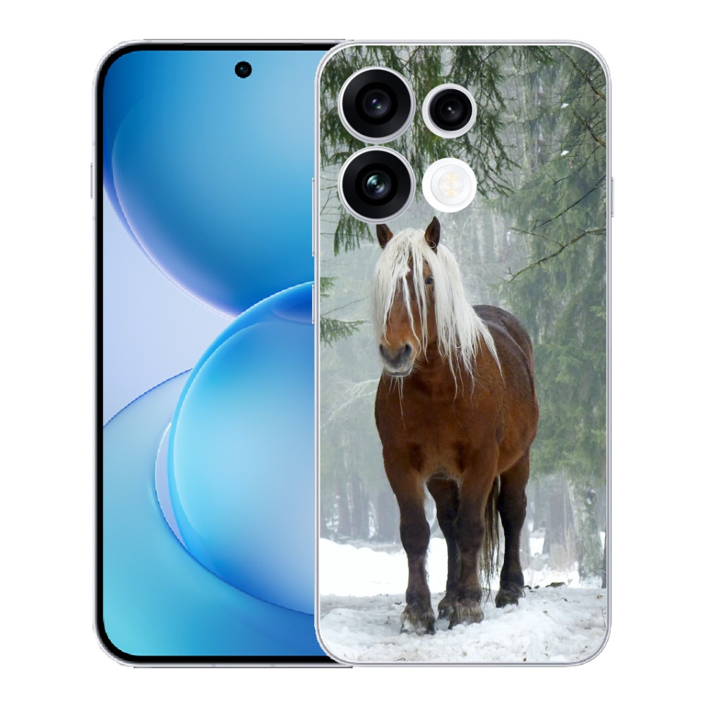 Gélový kryt mmCase na Oppo Reno 16 FS 5G - kôň v lese