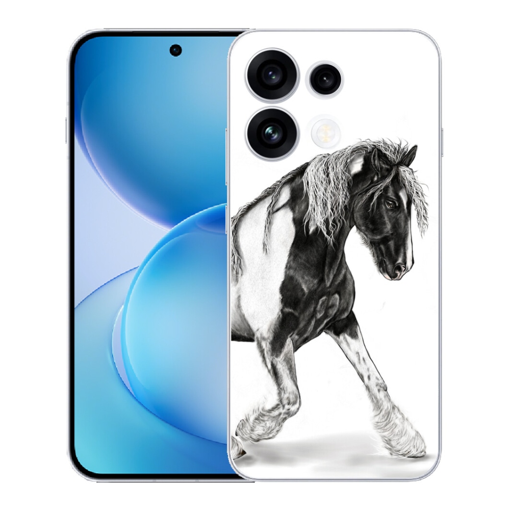 Gélový kryt mmCase na Oppo Reno 16 FS 5G - kôň