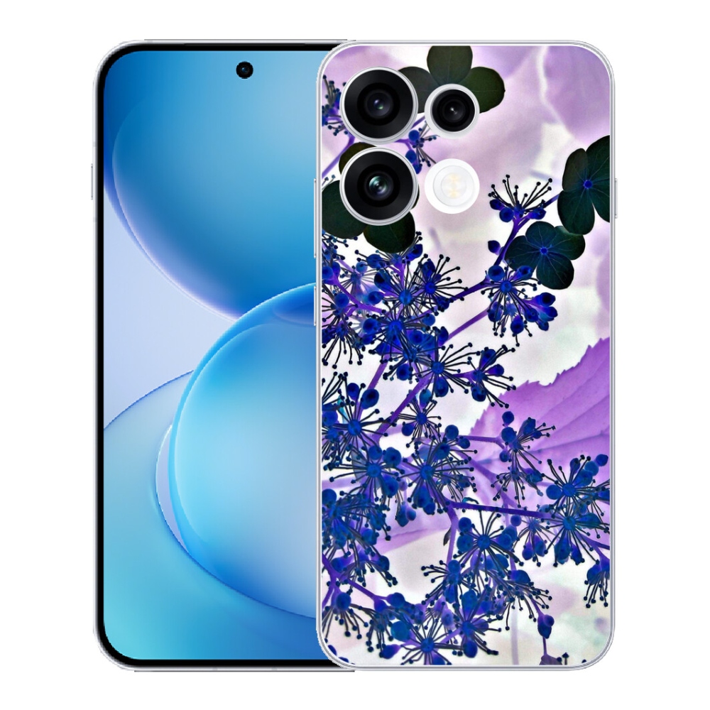 Gélový kryt mmCase na Oppo Reno 16 FS 5G - kvet hortenzie