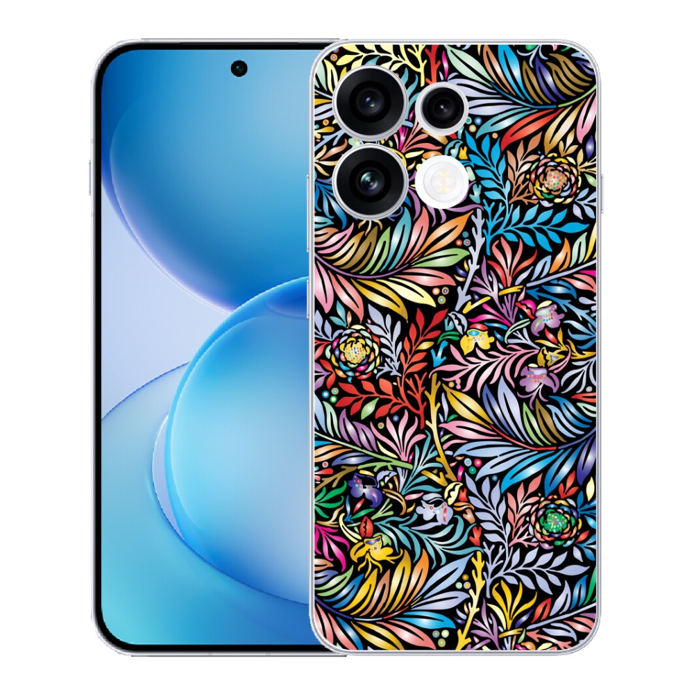 Gélový kryt mmCase na Oppo Reno 16 FS 5G - kvety 5