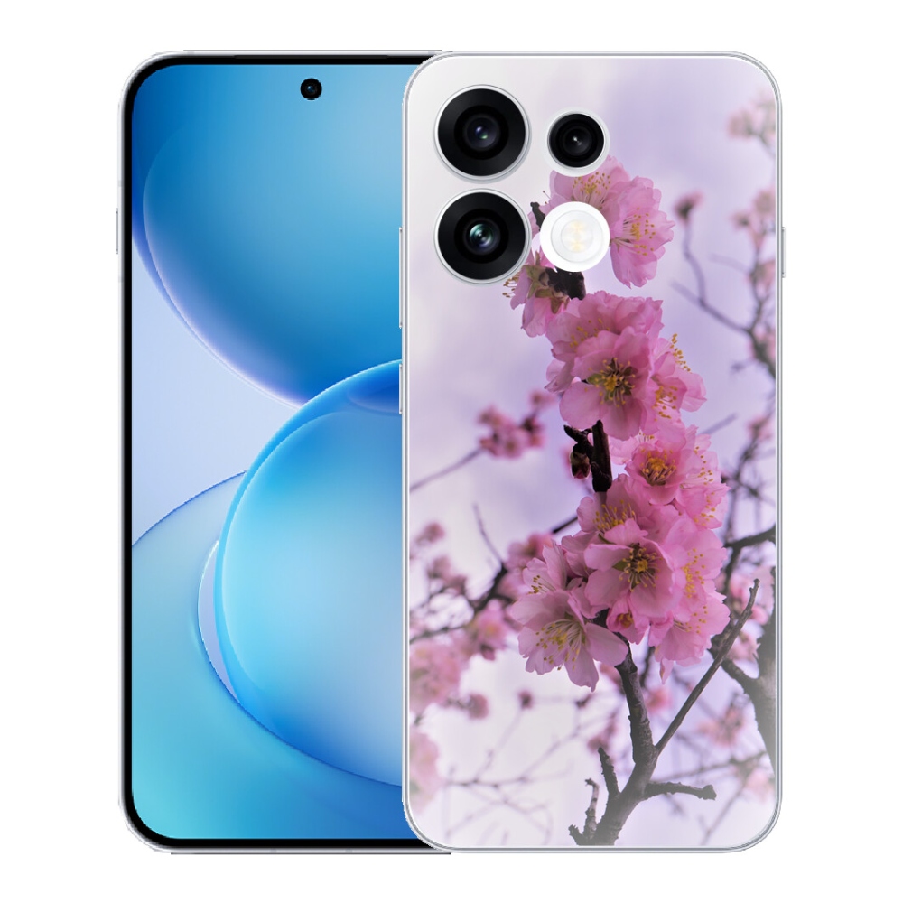 Gélový kryt mmCase na Oppo Reno 16 FS 5G - kvety 7