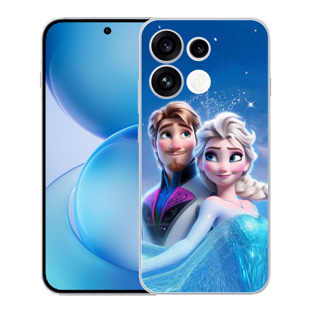 Gélový kryt mmCase na Oppo Reno 16 FS 5G - ľadové kráľovstvo 1