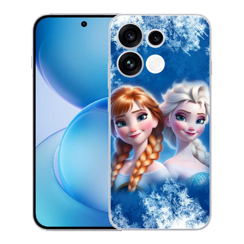 Gélový kryt mmCase na Oppo Reno 16 FS 5G - ľadové kráľovstvo 2