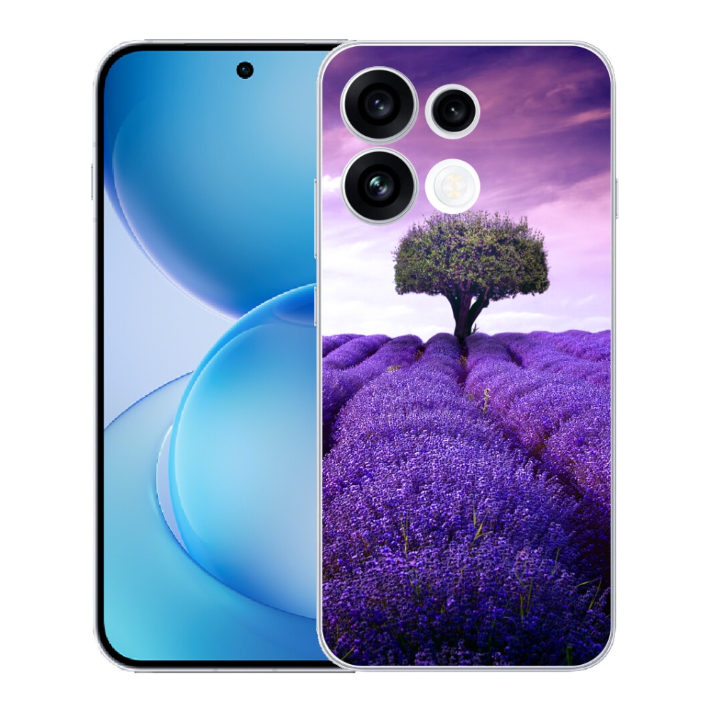 Gélový kryt mmCase na Oppo Reno 16 FS 5G - levanduľová lúka