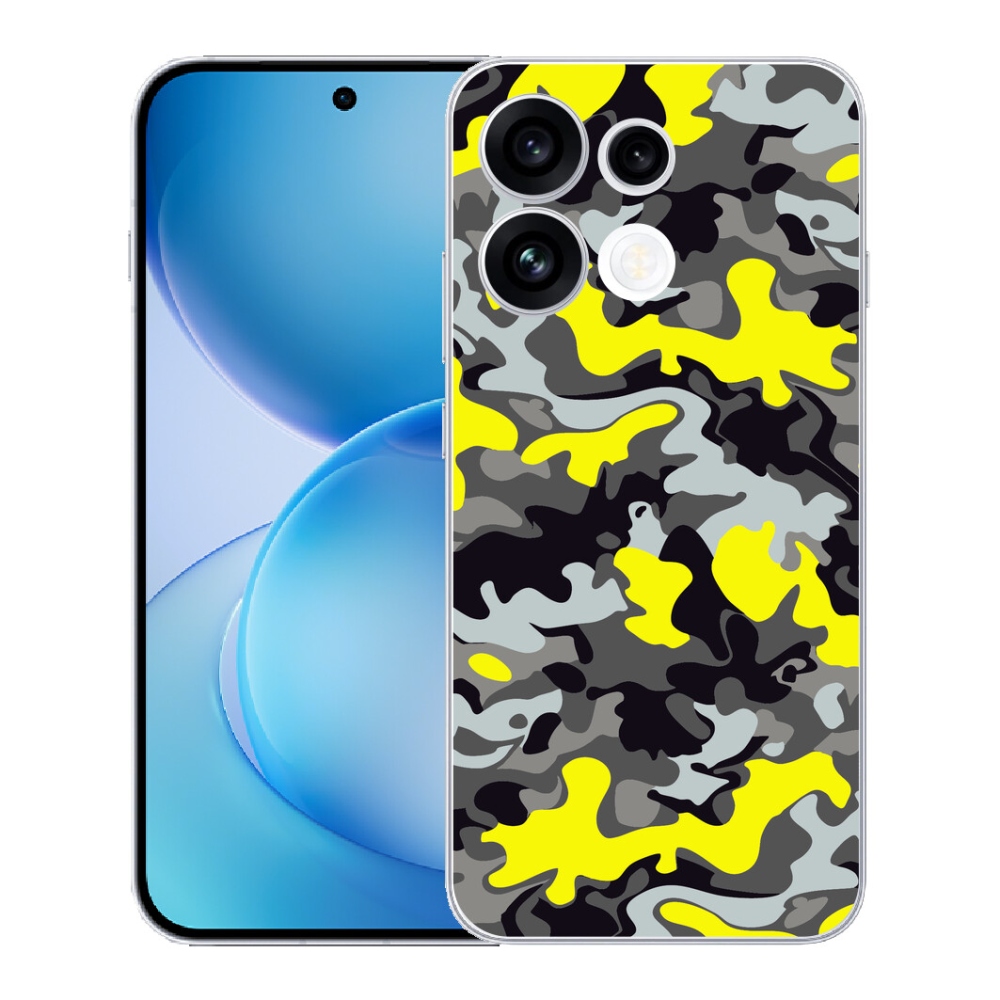 Gélový kryt mmCase na Oppo Reno 16 FS 5G - maskáčový vzor 6