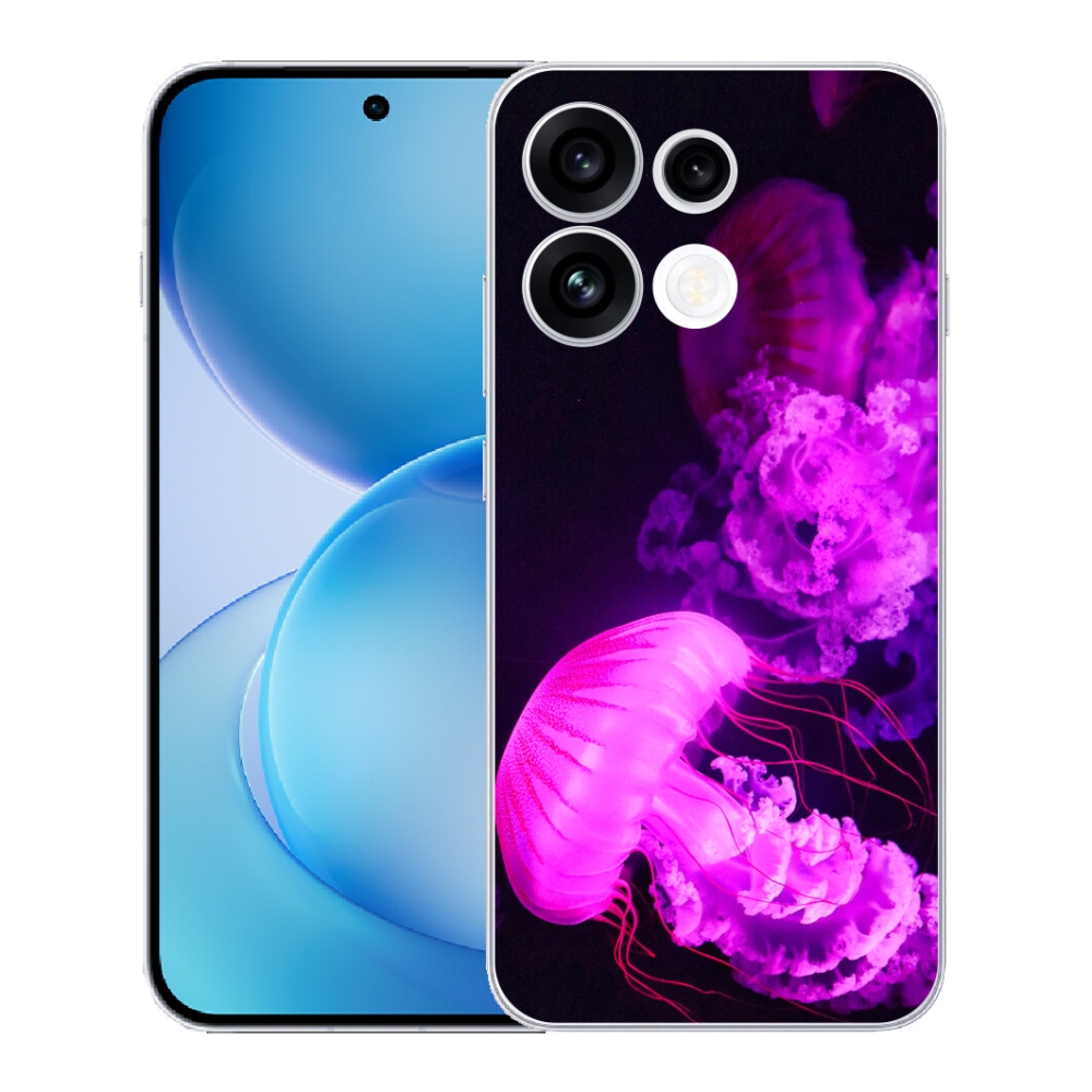 Gélový kryt mmCase na Oppo Reno 16 FS 5G - medúza 1
