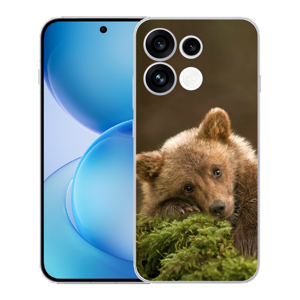 Gélový kryt mmCase na Oppo Reno 16 FS 5G - medveď