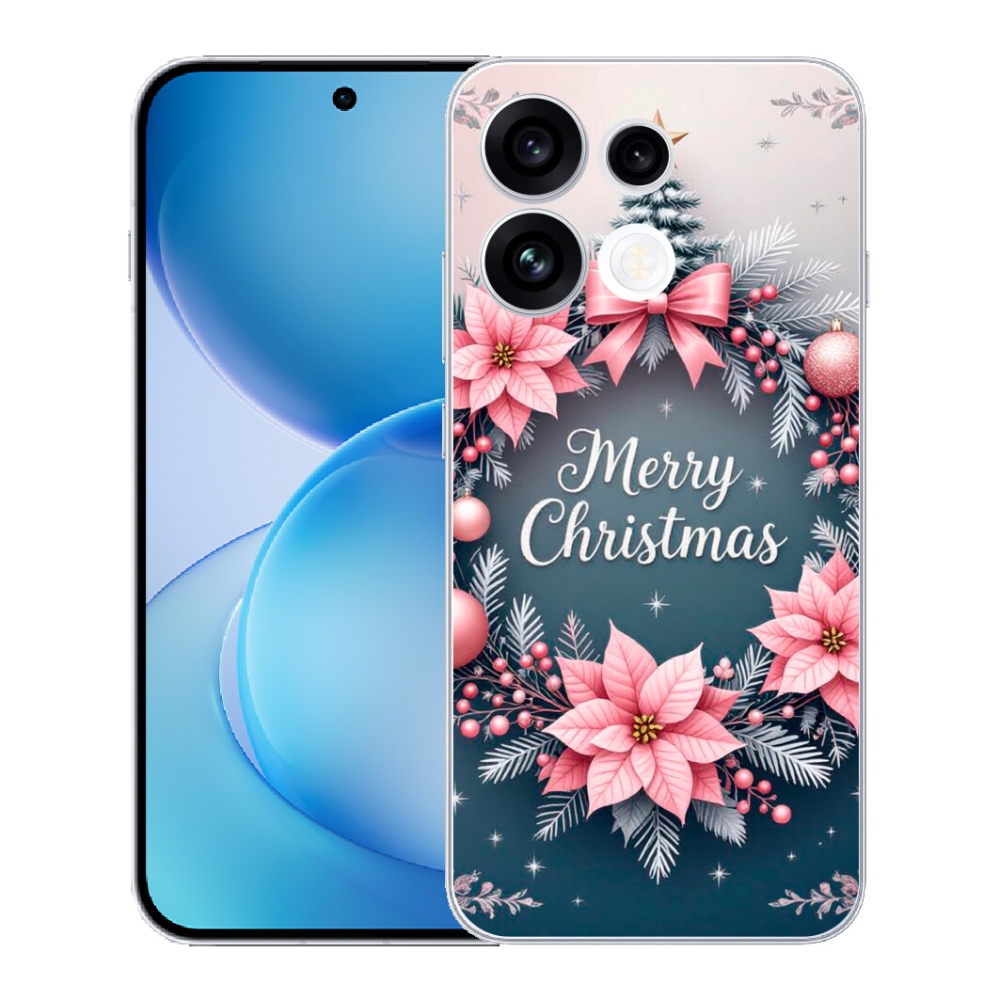 Gélový kryt mmCase na Oppo Reno 16 FS 5G - merry christmas