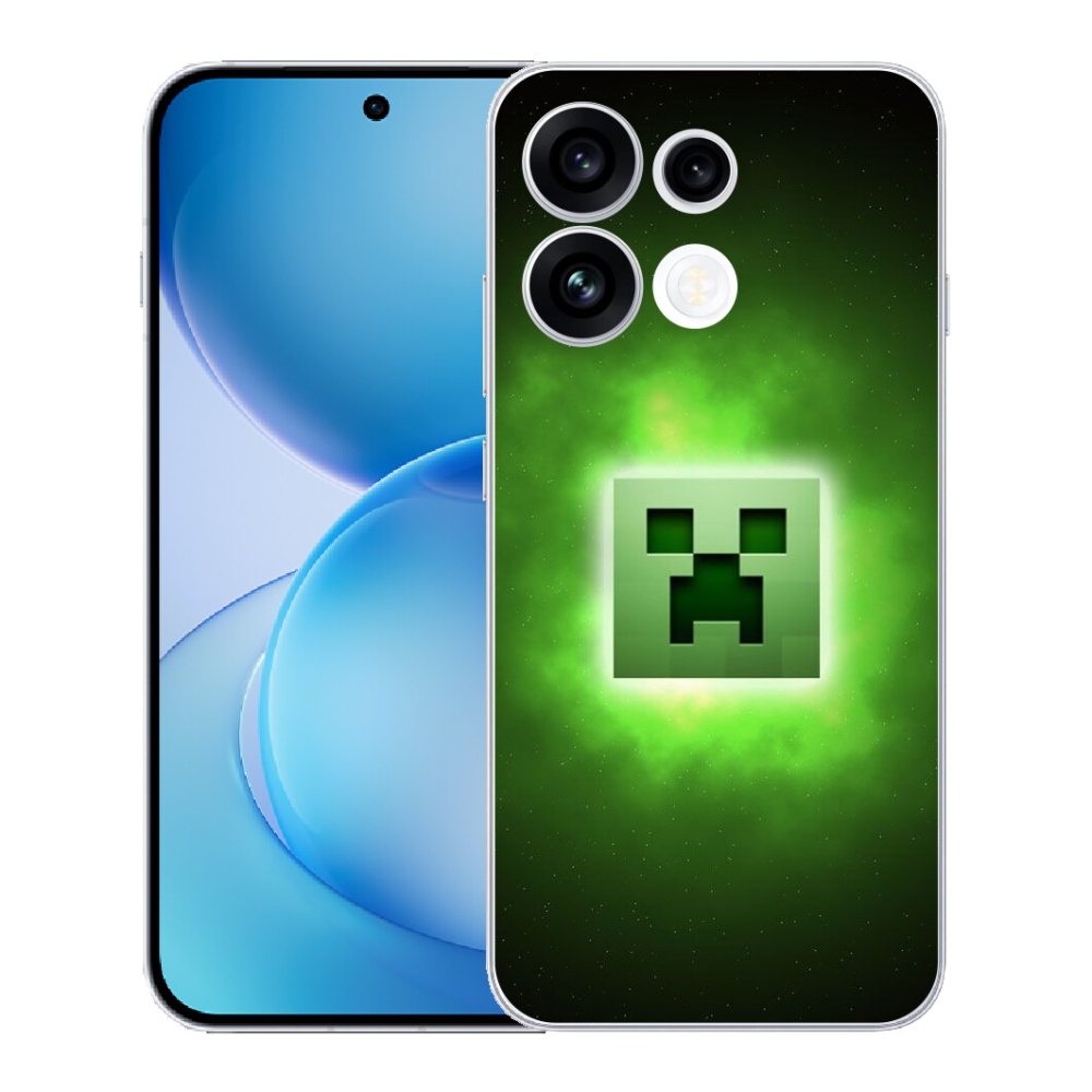 Gélový kryt mmCase na Oppo Reno 16 FS 5G - minecraft