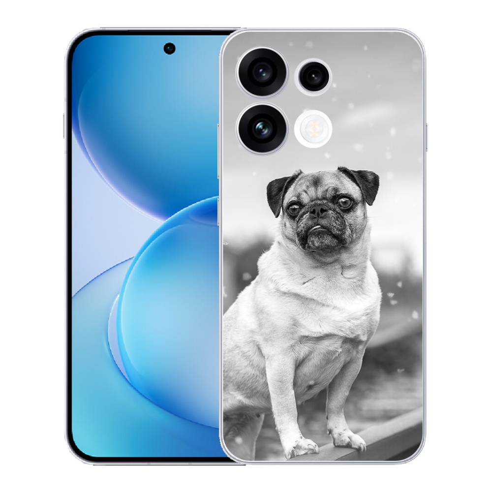 Gélový kryt mmCase na Oppo Reno 16 FS 5G - mops