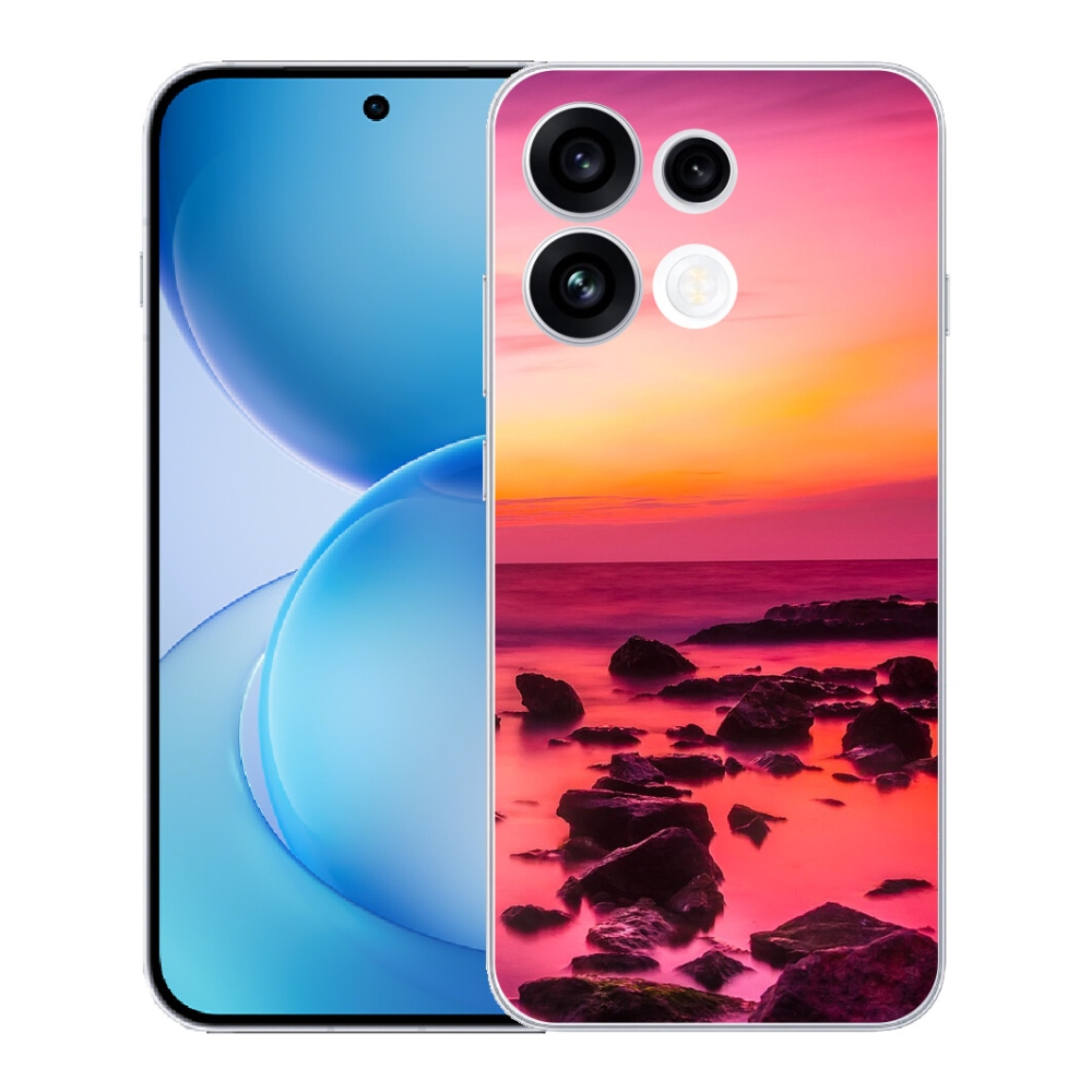 Gélový kryt mmCase na Oppo Reno 16 FS 5G - more a žiara