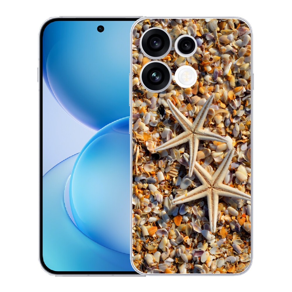 Gélový kryt mmCase na Oppo Reno 16 FS 5G - morské hviezdice