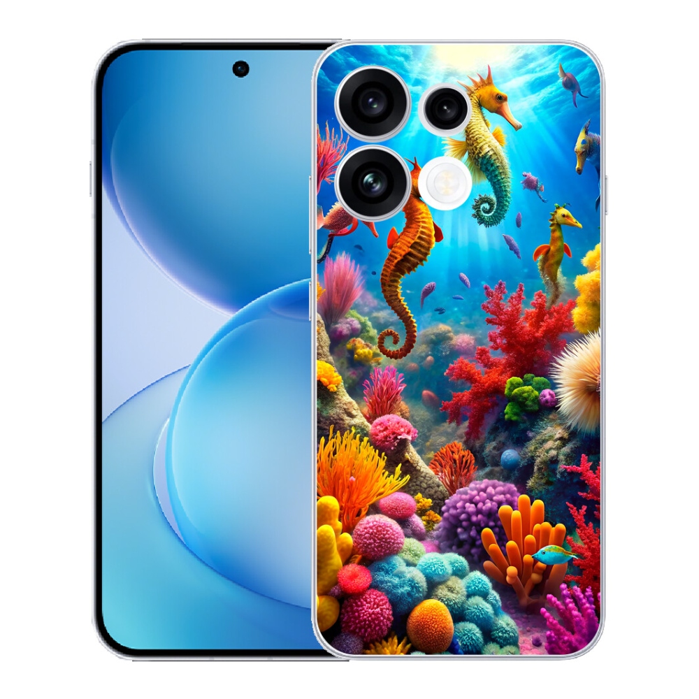 Gélový kryt mmCase na Oppo Reno 16 FS 5G - morský svet 3