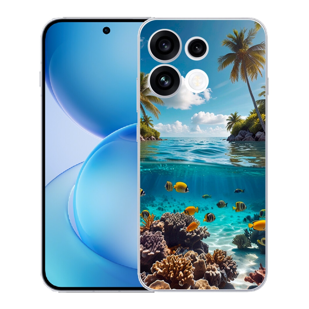 Gélový kryt mmCase na Oppo Reno 16 FS 5G - morský svet 4