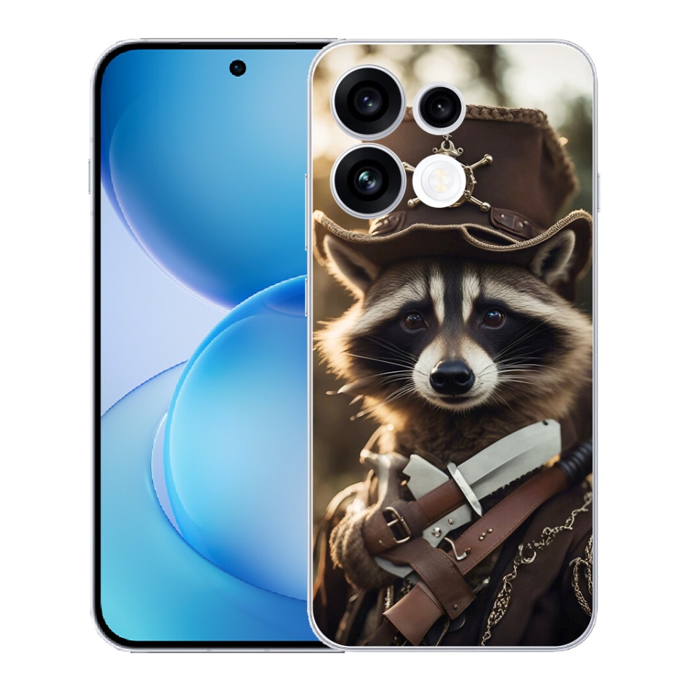 Gélový kryt mmCase na Oppo Reno 16 FS 5G - mýval v uniforme